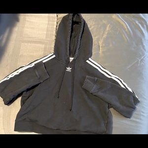 Classic Black Adidas Hoodie